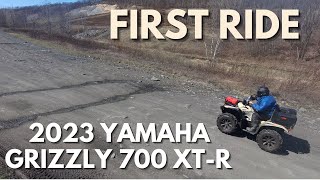 2023 Yamaha Grizzly 700 XTR First Ride amp Review atv grizzly [upl. by Ahcim]