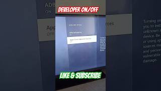 How to Jailbreak Firetv stick  how to on the developer option in firetvstick firetvstick shorts 🔥 [upl. by Yenahc]