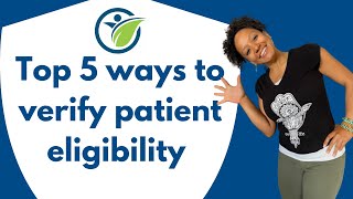 5 Ways to verify patient Insurance Eligibility  Medical Billing Terms [upl. by Aicelet]