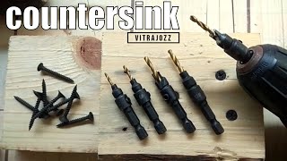 How to use Countersink a Screw [upl. by Vickey]