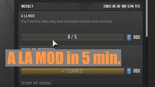 How to A LA MOD in Five Min [upl. by Ttennaej761]