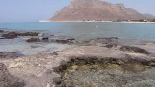 Blue Beach Stavros Akrotiri Kreta [upl. by Ellehcram160]