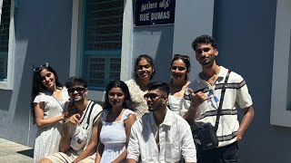 Friends trip to Pondicherry 🌊Pondicherry travel in kannada budget travel to Pondicherrytraveling [upl. by Hazrit]