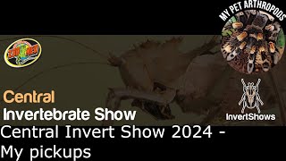 Central Invertebrate Show 2024  My pickups [upl. by Selinski584]