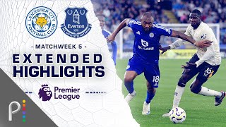 Leicester City v Everton  PREMIER LEAGUE HIGHLIGHTS  9212024  NBC Sports [upl. by Ahcire]