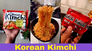 Korean Kimchi Ramen Instant Noodles [upl. by Ellehcan8]