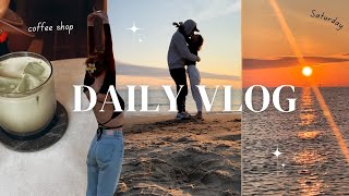 DAILY VLOG 🌸 wschód słońca ☀️  joga na plaży  Jarmark Dominikański  produktywny dzień ☕️📖 [upl. by Daye]