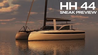 NEW 44ft HH Catamaran with Hybrid Electric Motors [upl. by Yarahs]