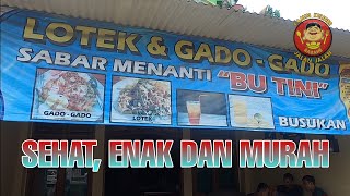 KULINER MURAH SOLO  LOTEK DAN GADO GADO SABAR MENANTI BU TINI  LOTEK DAN GADO GADO HANYA 7 RIBU [upl. by Arotak]