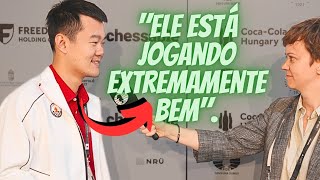 Ding Liren reconhece Gukesh como FAVORITO para o Mundial de Xadrez [upl. by Anipsed]