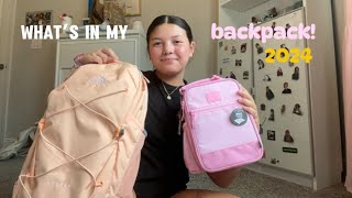 WHAT’S IN MY BACKPACk 2024✏️ [upl. by Carlin]