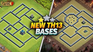 NEW TH13 Base Link  BEST Town Hall 13 TrophyWarHybridFarming Base  Clash Of Clans [upl. by Aihsenad]