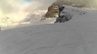 SaasFee 15a Official Freeride Piste [upl. by Vevina]