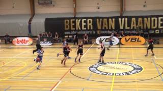 Beker van Vlaanderen 2016 U 14 jongens Melco IeperOlicsa [upl. by Myca269]