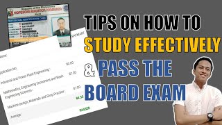 TIPS ON HOW TO STUDY EFFECTIVELY AND PASS THE BOARD EXAM [upl. by Etnoid]