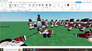 12 french cuirassiers vs 30 english rifleroblox napoleonic warpar3 [upl. by Travax603]