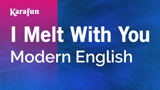 I Melt With You album version  Modern English  Karaoke Version  KaraFun [upl. by Ermine724]