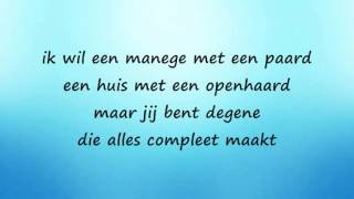 Gers Pardoel  Nooit Meer Alleen lyrics [upl. by Meerek136]