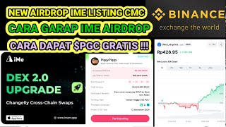 Segera Sikat Airdrop Ime Labs Belum Banyak Yg Garap  Staking Tomato Get PGC tgl 12 Listing [upl. by Ahsaret]