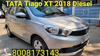 TATA Tiago XT 2018 Diesel 🔥🔥For Sale Haniya Car Decors  Call me 8008173143  Guntur [upl. by Marris]