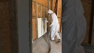 Insulation Foam Spray To Keep The House Warm shorts [upl. by Alisen]