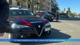 SI FINGE MARESCIALLO DEI CARABINIERI PER TRUFFARE ANZIANE [upl. by Aketahs]