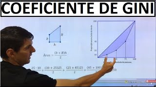 Como medir a concentração de renda Coeficiente de Gini [upl. by Yrram]