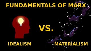 Fundamentals of Marx Idealism vs Materialism [upl. by Ised]