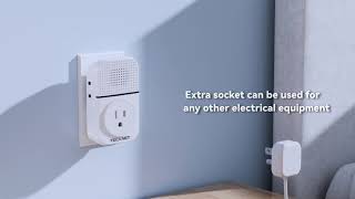 TECKNET Wireless Doorbell with 2 Receiver for Home [upl. by Euqirat839]