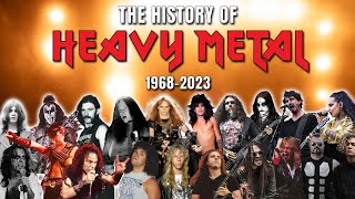 The History of Heavy Metal 1968  2023 [upl. by Pietrek]