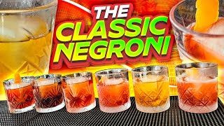 Mixing Mastery How to Make The Classic Negroni  6 Negroni Variations You Must Try [upl. by Aicelaf]