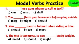 Modal Verbs Exercises  Modal Verbs Questions And Answers [upl. by Ramberg]