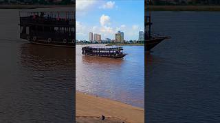 Phnom Penh Cambodia River outside crystal blue boutique hotel riverside phnompenh cambodia [upl. by Harriett982]