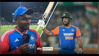 Sanju Samson about his 100 vs South Africa quot I might get bit emotional i had to wait 10 years quot [upl. by Miltie]