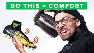 TOP 5 TRICKS TO MAKE YOUR FOOTBALL BOOTS MORE COMFORTABLE [upl. by Oicnanev]