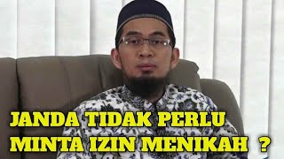 Apakah Janda Tidak Perlu Izin Dari Keluarga Untuk Menikah  Adi Hidayat [upl. by Znarf]