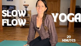 Slow Flow Yoga  20 Minutes [upl. by Barimah27]