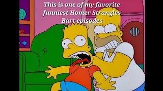 This is one of my favorite funniest Homer Strangles Bart episodes [upl. by Stasny]