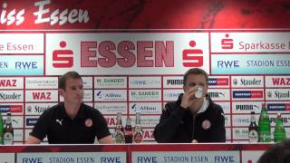 Pressekonferenz vor dem DFBPokalspiel gegen Fortuna Düsseldorf [upl. by Zurheide510]