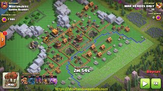 Golem Quarry Level 3 in 2 attacks layout 7 [upl. by Netram]