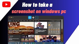 How To Take a Screenshot On PCLaptopComputer Any Windows [upl. by Novehs606]