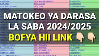 NECTA MATOKEO YA DARASA LA SABA 2024 PSLE RESULTS BOFYA LINK HII KUONA MATOKEO [upl. by Anytsirhc857]