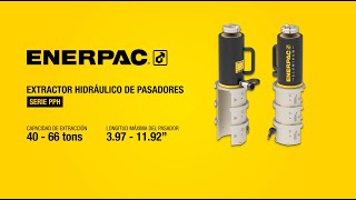 Extractor hidráulico de pasadores serie PPH  Enerpac [upl. by Frager]