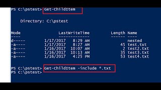 PowerShell Script Loop over files and folders in GetChildItem [upl. by Ahseiuqal]