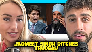 Jagmeet Singh Ditches Trudeau amp The Liberal Party 👀 🇨🇦 [upl. by Dugald]