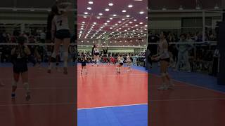 Not the best passing form but it worked libero dmoon volleyball [upl. by Godart]