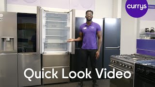 Haier HFR5719EWMP Fridge Freezer  Platinum Inox  Quick Look [upl. by Neehcas]