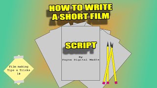 5 Tips to write a short film script [upl. by Yetnruoc]