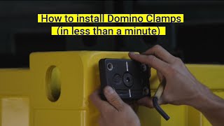 How to Install Domino Clamps in less than a minute [upl. by Aved114]