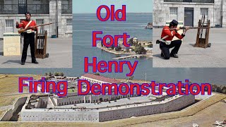 Old Fort Henry Live Firing Demonstration [upl. by Eirdua]